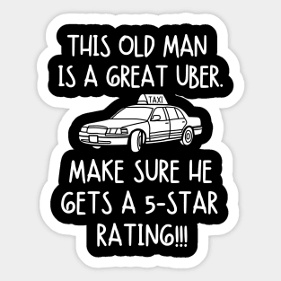 Never underestimate this old man! Sticker